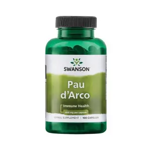 Swanson Pau D'Arco 500 mg 100 Capsule - 