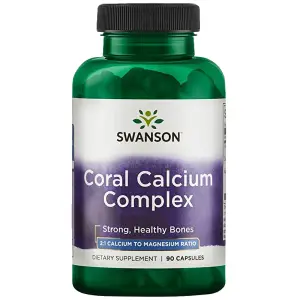 Swanson Coral Calcium Complex - 90 Capsule - 