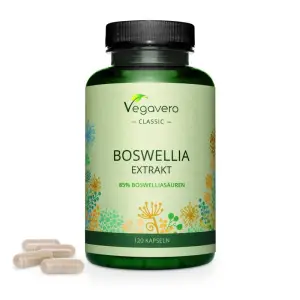 Vegavero Boswellia Extract, 500 mg, 120 Capsule - 