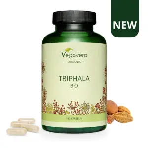 Vegavero Organic Triphala, 180 Capsule - 