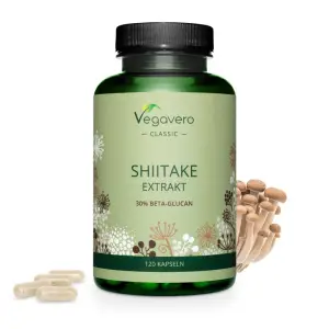 Vegavero Shiitake Extract, 120 Capsule - 