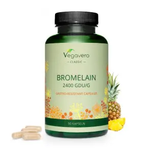 Vegavero Bromelain, 500 mg, 90 Capsule - 