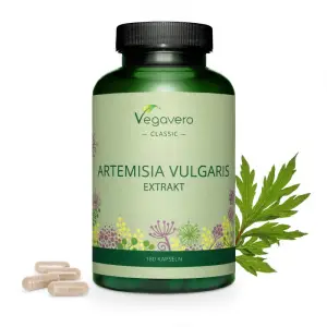 Vegavero Mugwort Extract 600 mg, 180 Capsule - 