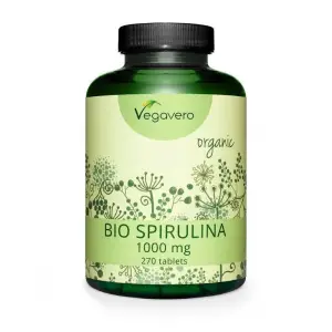 Vegavero Spirulina Organic 1000 mg 270 Capsule - 