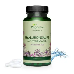 Vegavero Acid Hialuronic, 600mg, 60 Capsule - 