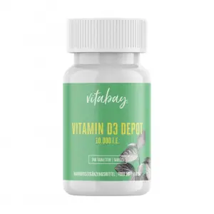 Vitabay Vitamina D3 - 10.000 UI - 240 Tablete vegane - 
