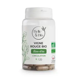 Belle&Bio Vita de vie rosie Bio 120 capsule (Pentru sistemul cardiovascular, varice) - 
