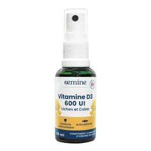 Oemine Vitamina D3 - vegetala, spray picaturi orale - 
