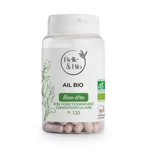 Belle&Bio Usturoi Bio 120 capsule, regleaza colesterolul rau - 