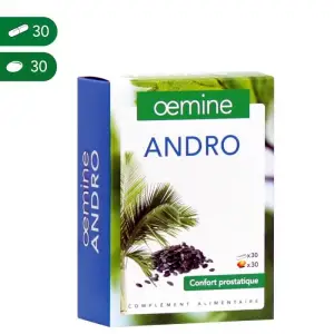 Oemine ANDRO 60 capsule -Pentru prostata- Ulei seminte dovleac - 