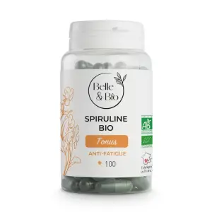 Belle&Bio Spirulina Bio - Spirulina Organica 100 Capsule - 