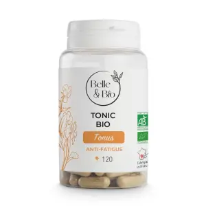 Belle&Bio Tonic Organic 120 Capsule (Maca, Ghimbir, Guarana) - 