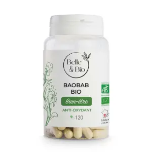 Belle&Bio Baobab Bio 120 Capsule, Suprima foamea - 