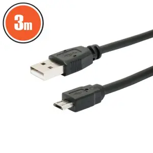 Cablu USB 2.0fisa A - fisa B (micro)3 m - 