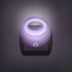 Lampa de veghe cu LED si senzor de lumina- violet - 