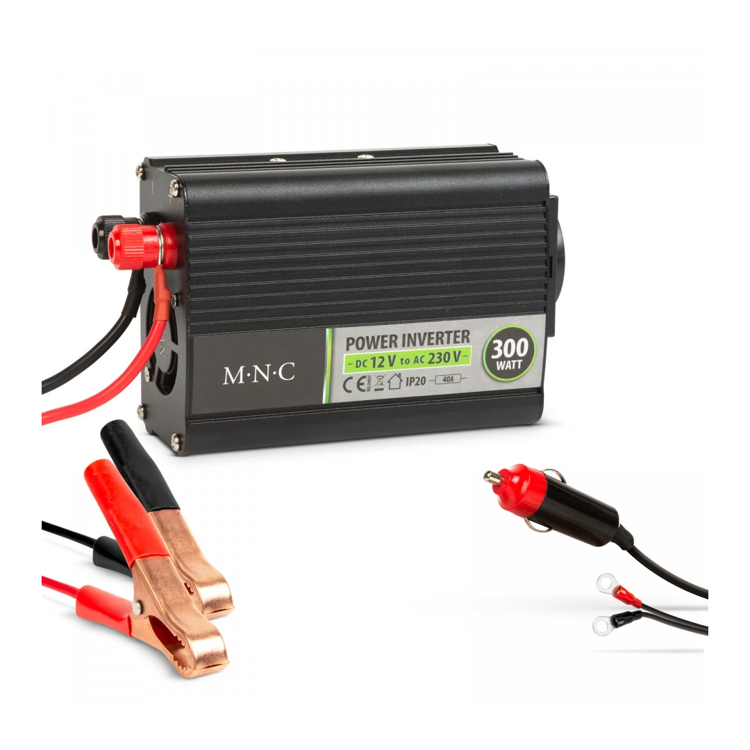 MNC - Invertor de tensiune 12 V/230 V - 300W - 