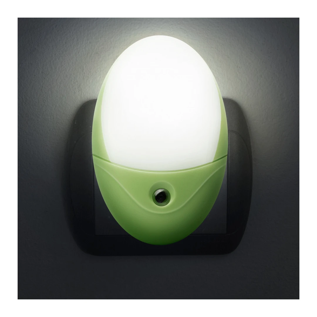 Lumină de veghe cu senzor - 240 V - verde - 