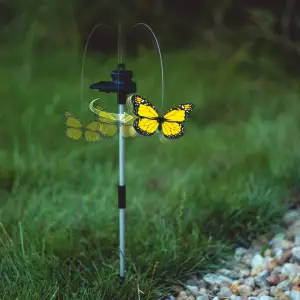 Fluture solar cu mișcare de zbor - 4 culori - 