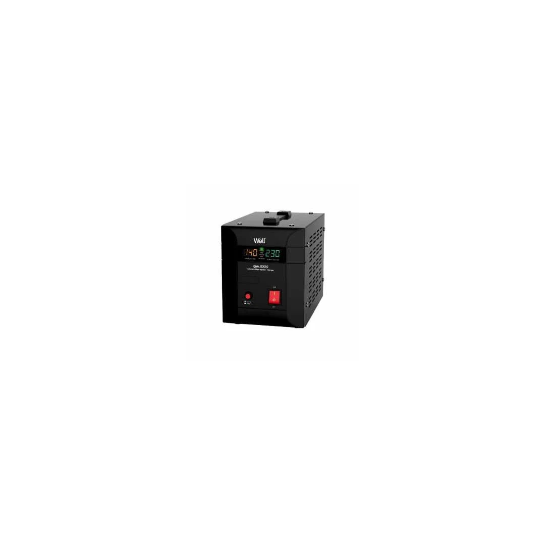 Stabilizator automat de tensiune Agile 2000VA/1400W Well - Achizitioneaza stabilizator automat de tensiune, performant, la oferte de nerefuzat