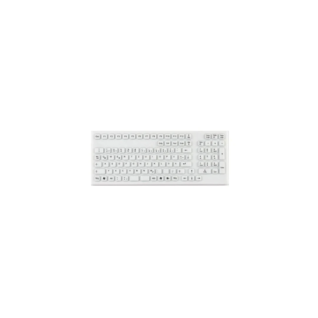 Tastatura Clinica InduProof Smart Hygienic Tkg 106 IP68, culoare alb - 