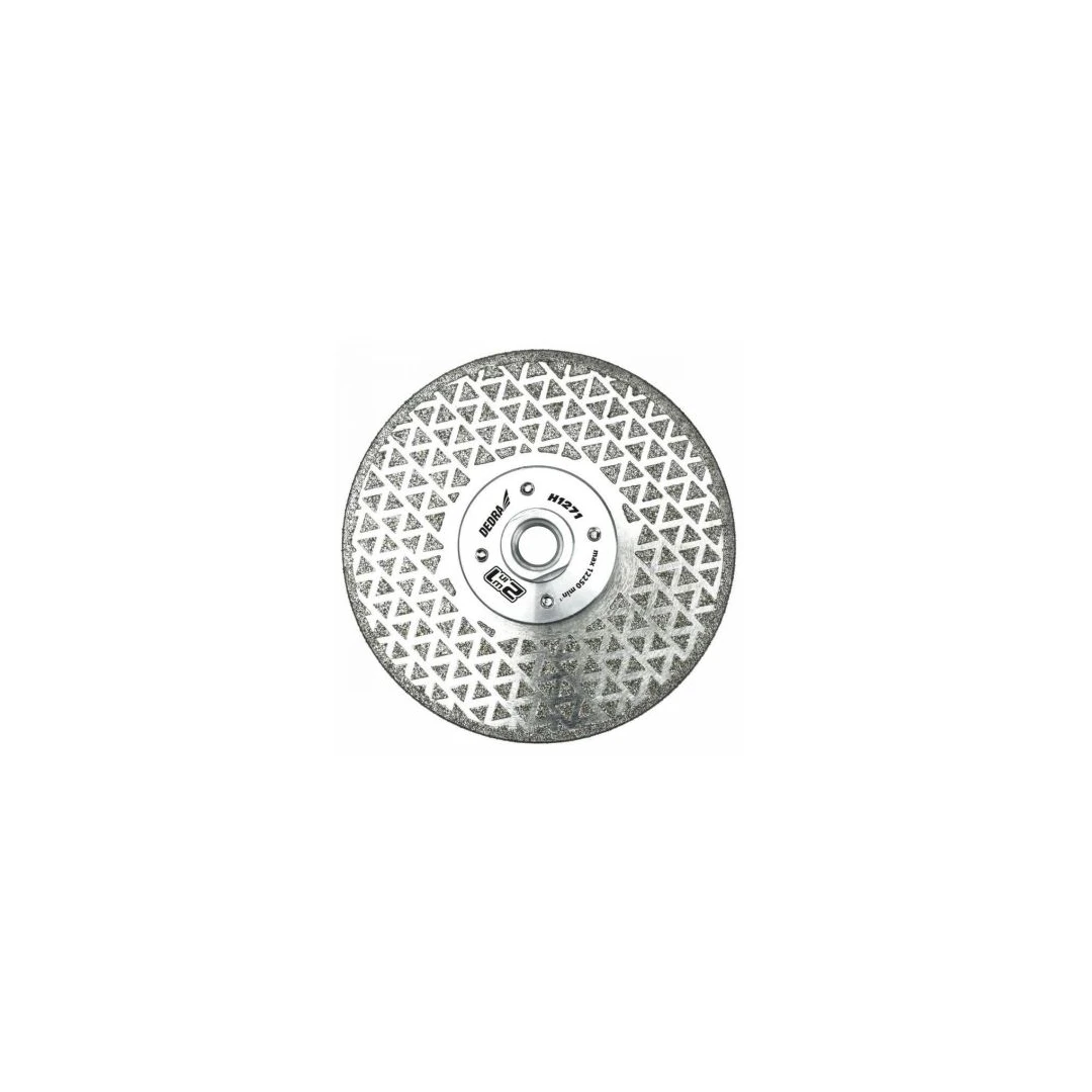 Disc diamantat, 2 in 1, taiere si slefuire piatra, 125 mm, M14, Dedra - 