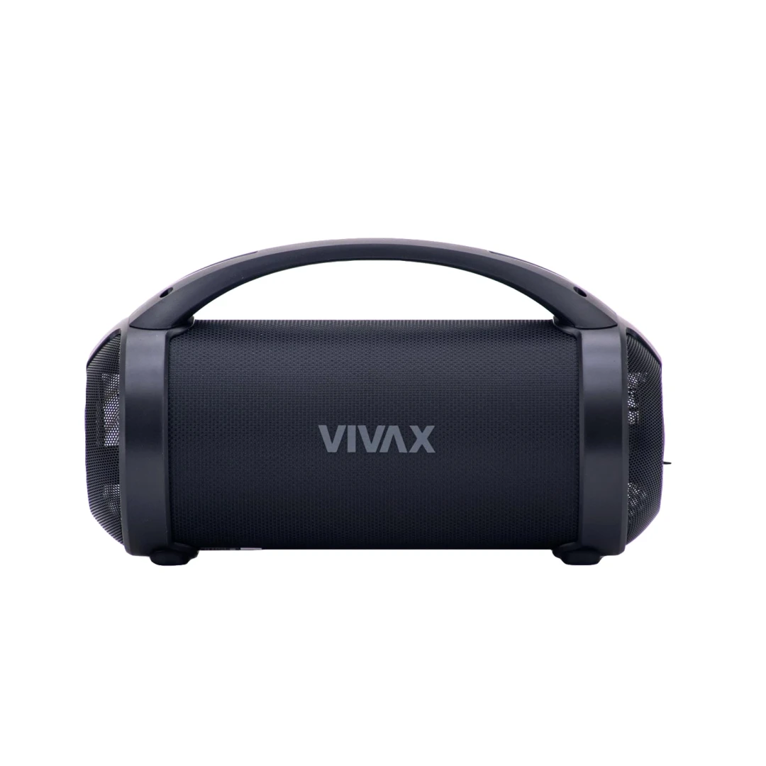 Boxa portabila wireless Vivax BS-90, Bluetooth, 8.5W, redare 6.5h, functie TWS, FM, Aux-in, USB, iluminare LED, negru - 