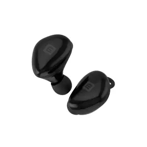 Casti audio in ear Evelatus EBE02, Wireless, Bluetooth 5.0, IPX4, Extra Bass, toc de incarcare, negru - 