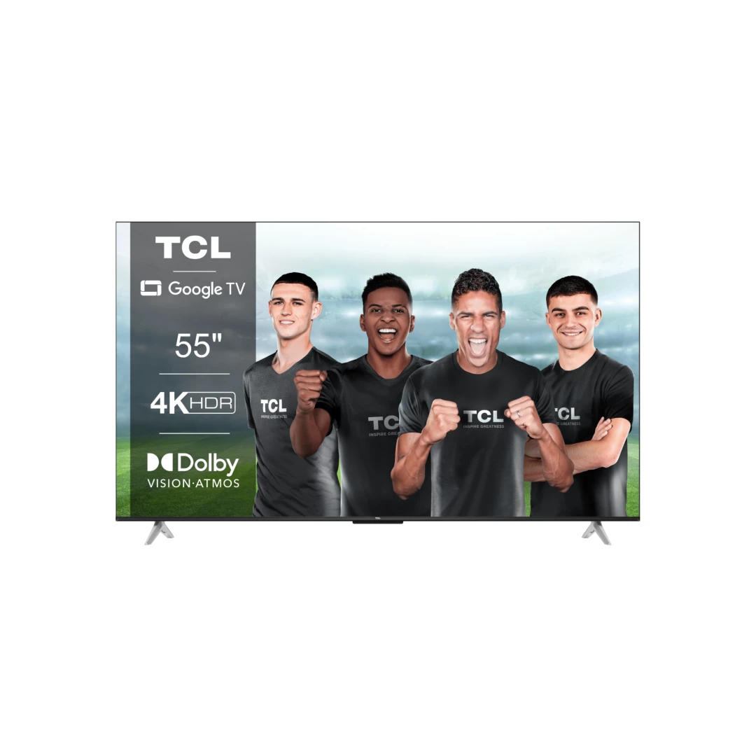 Televizor TCL LED 55P638, 139 cm, Smart Google TV, 4K Ultra HD, Clasa E - 