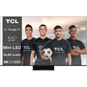 Televizor TCL MiniLed 55C845, 139 cm, Smart Google TV, 4K Ultra HD, 100hz, Clasa G - 