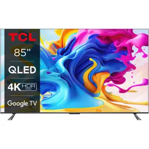 Televizor TCL QLED 85C645, 214 cm, Smart Google TV, 4K Ultra HD, Clasa G - 