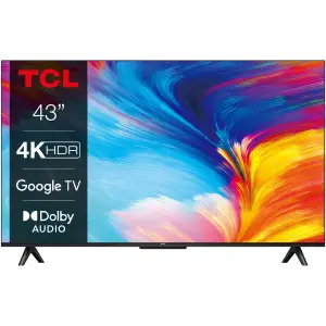 Televizor TCL LED 43P635, 108 cm, Smart Google TV, 4K Ultra HD, Clasa F - 