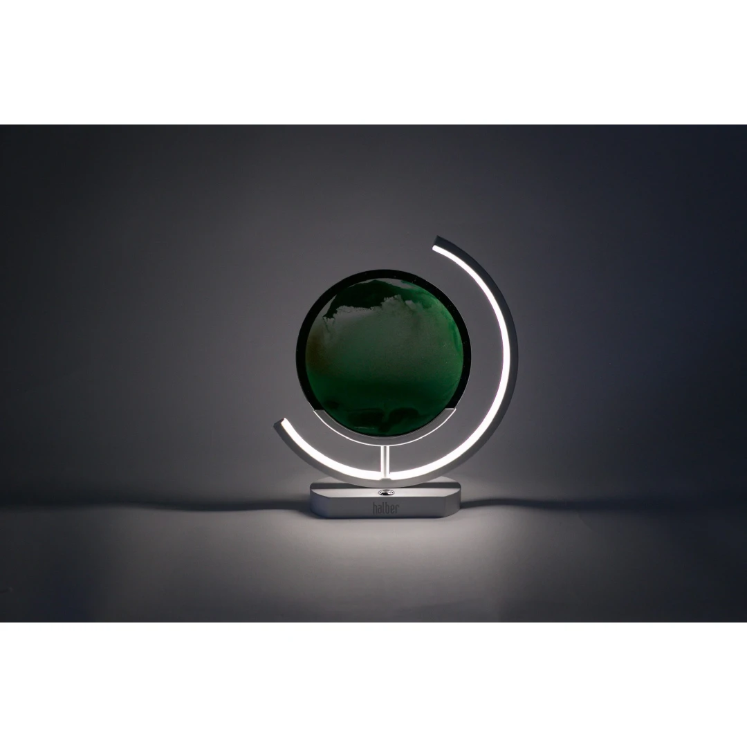 Lampa decorativa tip clepsidra, halber, Smarald - 
