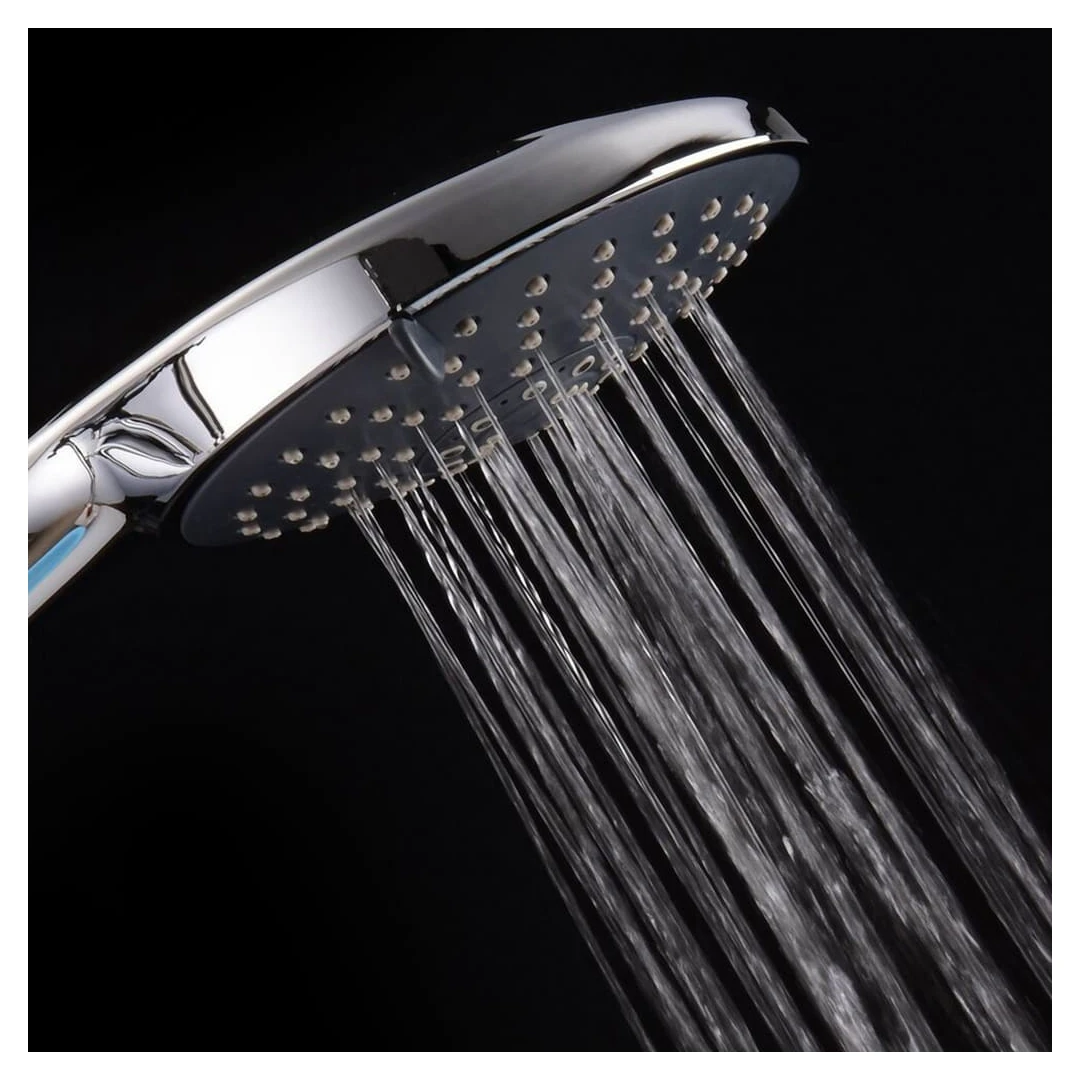 Tiger Cap de duș „Amalfi”, cromat - Consumul de apă în timpul dușului este ținut eficient sub control cu capul de duș clasic Amalfi, de la Tiger. Vine cu un economizor special de apă Com...