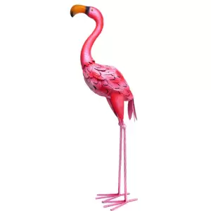 Decoratiune gradina, metalica, flamingo, 14x24x65 cm - Decoratiune gradina, metalica, flamingo, 14x24x65 cm