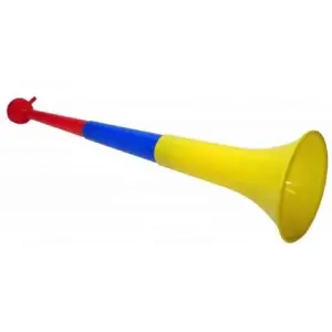 Vuvuzela IdeallStore, goarna sportiva, tricolor, 60 cm - 