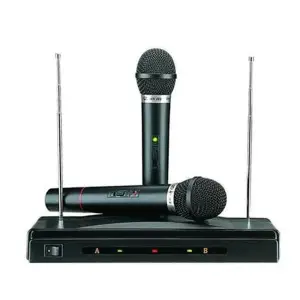 Set microfoane wireless + reciever AT-306 - 