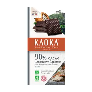 Ciocolata neagra 90% Ecuador 100g - 