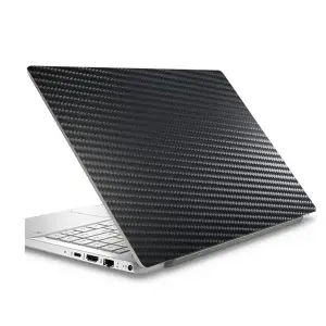 Folie Skin pentru Microsoft Surface Laptop 3 15 inch (1873), carbon negru, capac - 