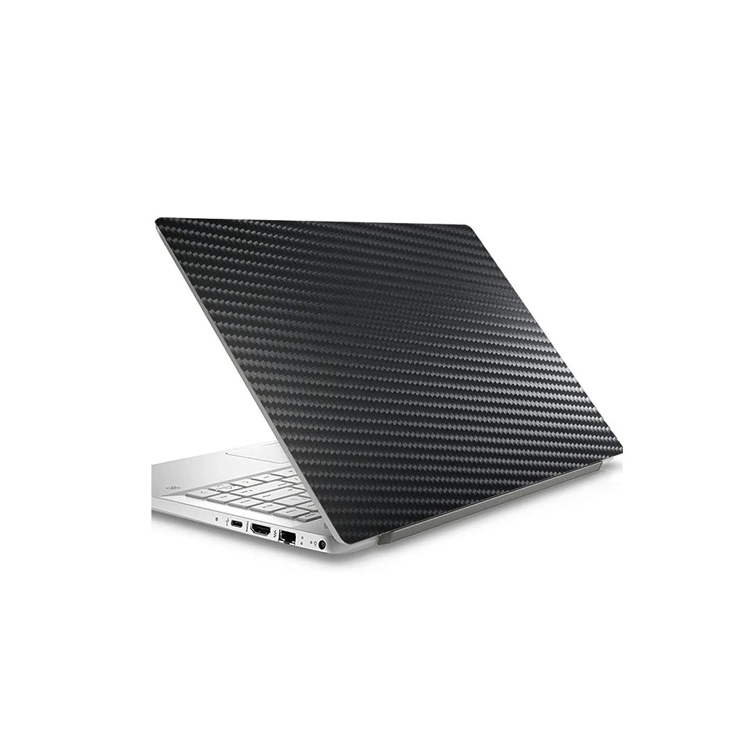 Folie Skin pentru APPLE MacBook PRO M2 14 inch 2023, carbon negru, capac - 