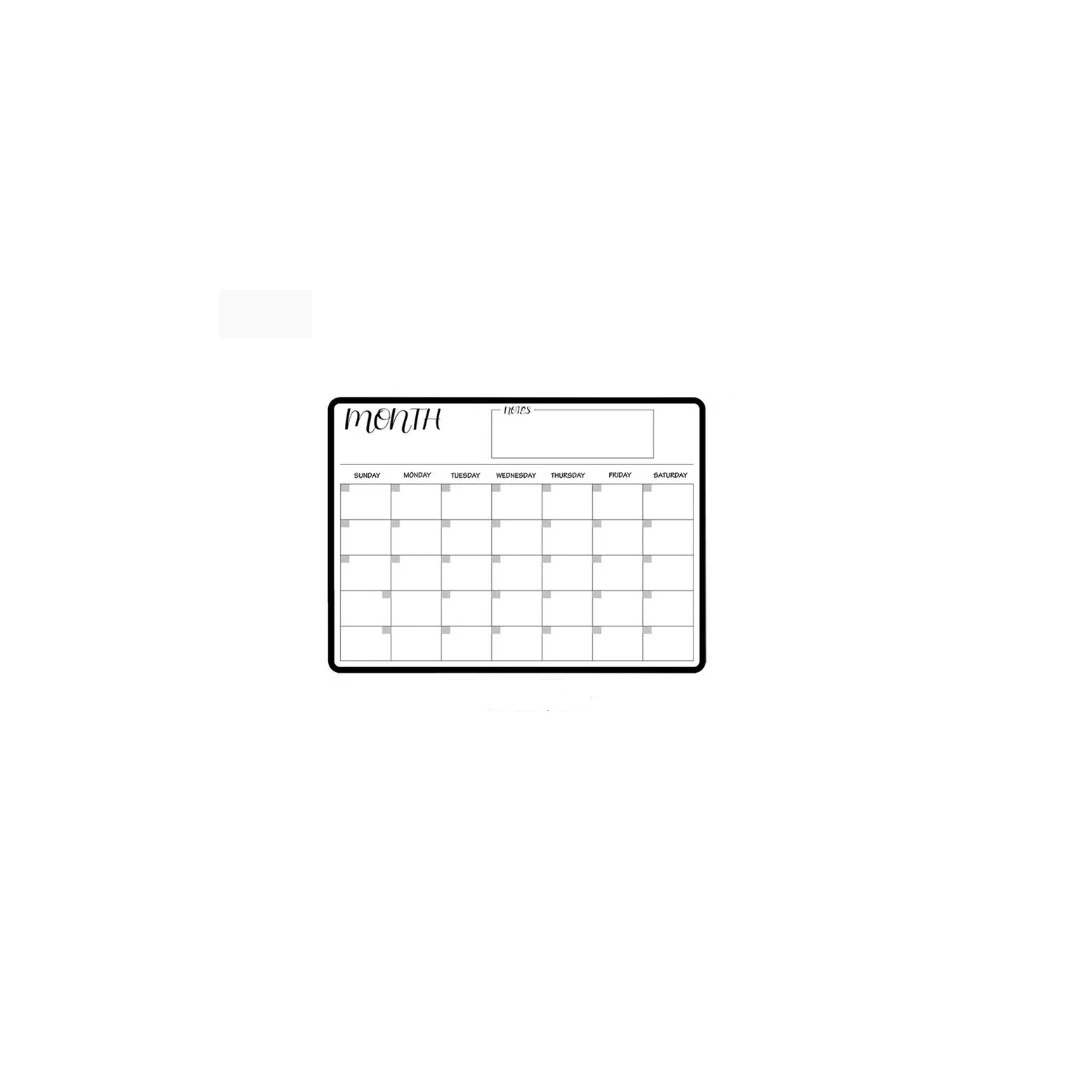 Tabla sub Forma de Autocolant pentru Scris cu Markerul, Pentru planificare activitati, Alba, 42 x 30 cm - 
