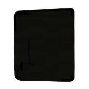 Tabla Scolara sub Forma de Autocolant pentru Scris cu Creta, Neagra, Colturi rotunjite, 200 x 100 cm - 