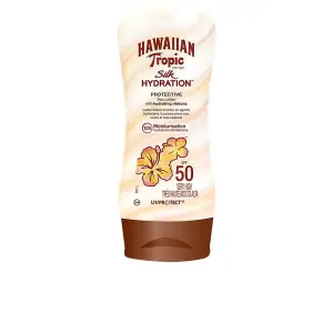 Lotiune pentru corp cu protectie solara, Hawaiian Tropic Silk sun lotion SPF50, 180 ml - 