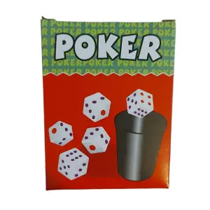 Joc poker kidsNplay, pahar si 5 zaruri, pentru amatori si cunoscatori - 