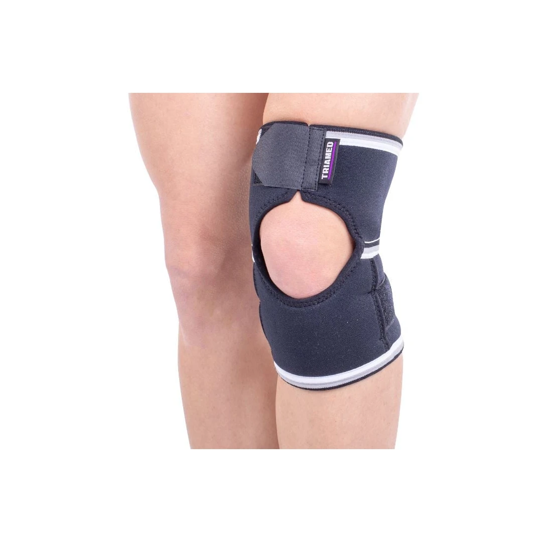 Orteza de genunchi mobila pentru tendon patelar Triamed PATELLAFIX 02, SRT306, Negru, 2 - 