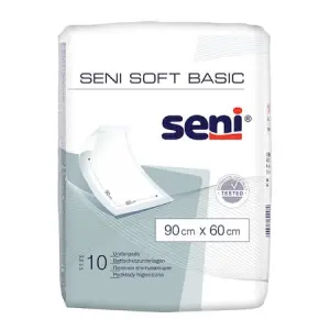 Aleze igienice de protectie Seni Soft Basic 90x60cm 10buc - 