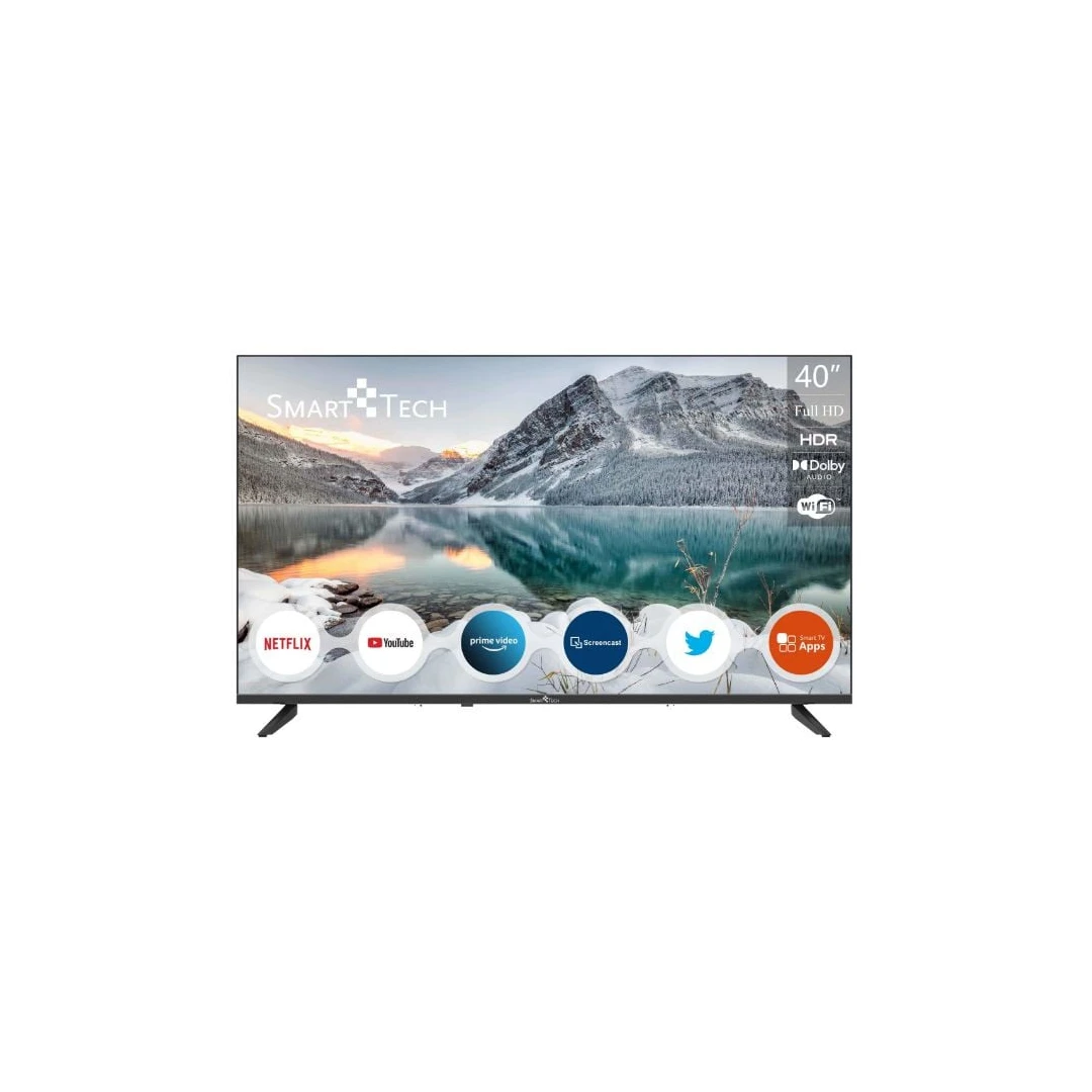 Televizor LED Smart Tech 40FL10V1, 101 cm, Smart, Full HD, Clasa E - 