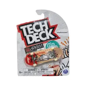 Mini placa skateboard Tech Deck Darkroom, Rosu, 9 cm - 