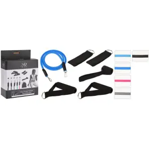 441959 XQ Max Multifunction Expander Training Set - Train your whole body at home or gym with this XQ Max multifunction expander training set! The exercise band set is perfect for beginners and advanced...