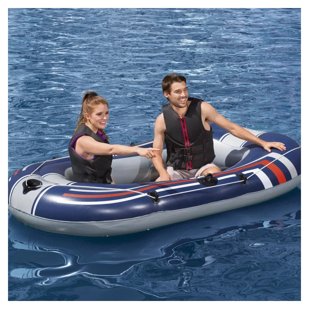 Bestway Barcă gonflabilă Hydro-Force Treck X1, 228x121 cm, 61064 - Bucurați-vă de o partidă plăcută de vâslit pe lacuri liniștite, cu această barcă gonflabilă Hydro-Force Treck X1 61064, de la Bestway! Material premiu...