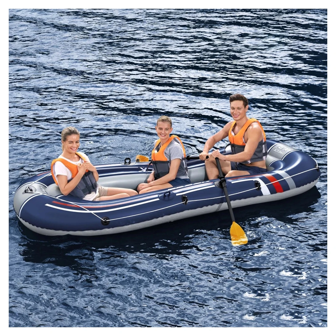 Bestway Barcă gonflabilă Hydro-Force Treck X3, 307x126 cm - Această barcă gonflabilă Treck X3, de la Bestway, este perfectă pentru a pleca într-o excursie de agrement pe un lac liniștit. Material premium: Aceas...